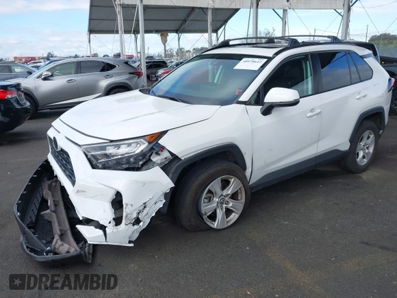 2019 Toyota RAV4 XLE with VIN 2T3W1RFV5KW051023, listed as a IAAI auction lot 40970612 with 106,359 mi miles and . Bid and sale history available at DreamBid. Image 2.