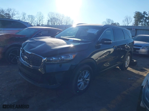 2019 Kia Sorento L with VIN 5XYPG4A39KG595292, listed as a IAAI auction lot 41262042 with 62,835 mi miles. Bid and sale history available at carsss.com. Image 16.