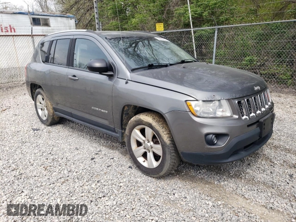 2012 Jeep Compass Sport with VIN 1C4NJCBA7CD618147, listed as a Copart auction lot 54951065 with 163,649 mi miles and Clean Title. Bid and sale history available at carsss.com. Image 4.