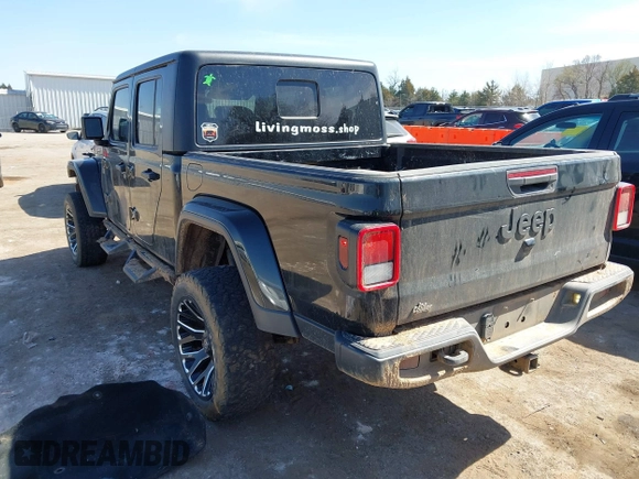 2022 Jeep Gladiator Texas Trail with VIN 1C6HJTAGXNL160784, listed as a IAAI auction lot 41796235 with 81,783 mi miles. Bid and sale history available at carsss.com. Image 3.