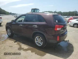 2015 Kia Sorento LX with VIN 5XYKTDA72FG650390, listed as a Copart auction lot 53330725 with 124,943 mi miles and Salvage Title. Bid and sale history available at carsss.com. Image 2.
