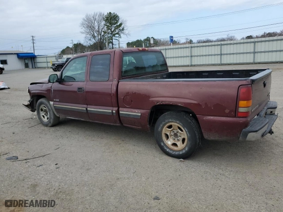 2001 Chevrolet Silverado 1500 LS with VIN 2GCEC19V011136345, listed as a Copart auction lot 43797725 with 540,422 mi miles and Salvage Title. Bid and sale history available at carsss.com. Image 2.
