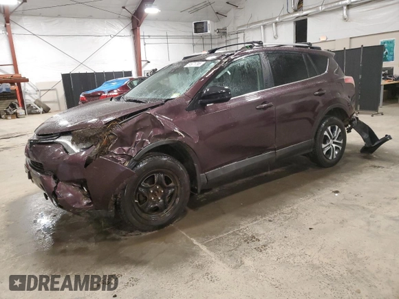 2017 Toyota RAV4 LE with VIN 2T3BFREVXHW638604, listed as a Copart auction lot 51671795 with 90,447 mi miles and Salvage Title. Bid and sale history available at carsss.com. Image 1.