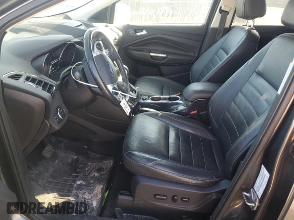 2016 Ford Escape Titanium with VIN 1FMCU0J97GUB47252, listed as a Copart auction lot 47133925 with 166,614 mi miles and Salvage Title. Bid and sale history available at carsss.com. Image 7.