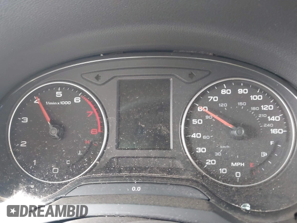 2015 Audi A3 1.8T Premium with VIN WAUACGFF3F1122058, listed as a IAAI auction lot 41689794 with 1 mi miles. Bid and sale history available at carsss.com. Image 7.
