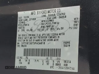 2005 Ford Ranger XL with VIN 1FTYR15E75PA36818, listed as a IAAI auction lot 42272221 with 172,471 mi miles and . Bid and sale history available at DreamBid. Image 9.