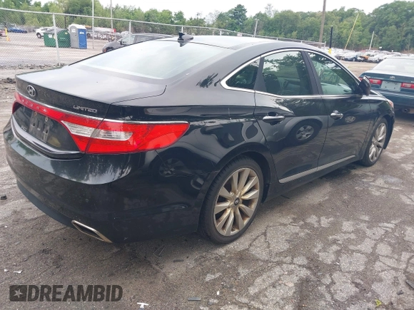 2015 Hyundai Azera Limited with VIN KMHFH4JG3FA446809, listed as a IAAI auction lot 42628069 with 136,777 mi miles and . Bid and sale history available at DreamBid. Image 4.