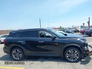 2023 Infiniti QX60 Luxe with VIN 5N1DL1FR2PC332501, listed as a IAAI auction lot 42486078 with 5,842 mi miles and . Bid and sale history available at DreamBid. Image 13.