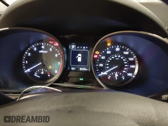 2017 Hyundai Santa Fe 2.4L with VIN 5XYZTDLB3HG488692, listed as a IAAI auction lot 42289211 with 82,290 mi miles and . Bid and sale history available at DreamBid. Image 7.