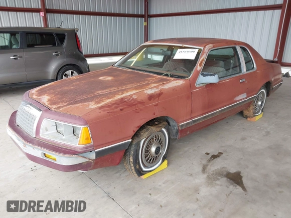 1984 Ford Thunderbird with VIN 1FABP4630EA111572, listed as a IAAI auction lot 41569309 with 7,919 mi miles and . Bid and sale history available at DreamBid. Image 2.
