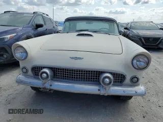 1956 Ford Thunderbird with VIN P6FH294352, listed as a Copart auction lot 75045584 with 87,726 mi miles and Salvage Title. Bid and sale history available at DreamBid. Image 5.