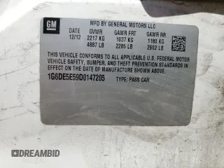 2013 Cadillac CTS Luxury z VIN 1G6DE5E59D0147205, wystawiony jako Copart lot #52971005 z przebiegiem 180 291 mil mil oraz Szkoda całkowita • Salvage title. Historia ofert i sprzedaży dostępna na DreamBid. Obrazek 15.