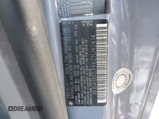 2002 BMW 3 Series 330Ci z VIN WBABS53462JU92414, wystawiony jako Copart lot #44362395 z przebiegiem 109 507 mil mil oraz Czysty tytuł • Clean title. Historia ofert i sprzedaży dostępna na DreamBid. Obrazek 12.
