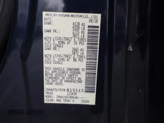 2018 Nissan NV Cargo SV with VIN 1N6AF0LY0JN815515, listed as a IAAI auction lot 41948580 with 237,330 mi miles and . Bid and sale history available at DreamBid. Image 1.