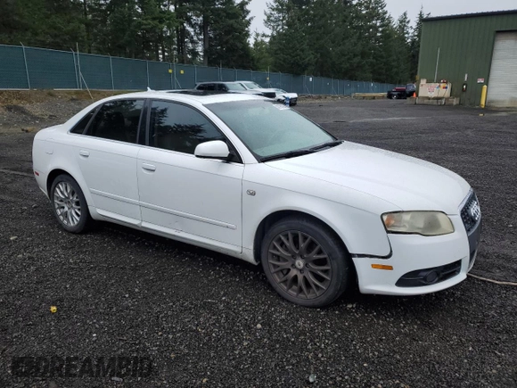 2008 Audi A4 2.0T with VIN WAUAF78E28A140405, listed as a Copart auction lot 51190195 with 169,585 mi miles and Clean title. Bid and sale history available at DreamBid. Image 4.