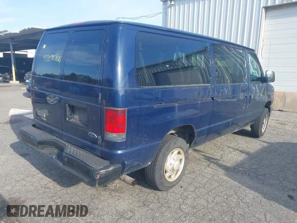 2008 Ford Econoline Passenger XL with VIN 1FBNE31L78DA63624, listed as a IAAI auction lot 42036906 with 94,644 mi miles. Bid and sale history available at carsss.com. Image 4.