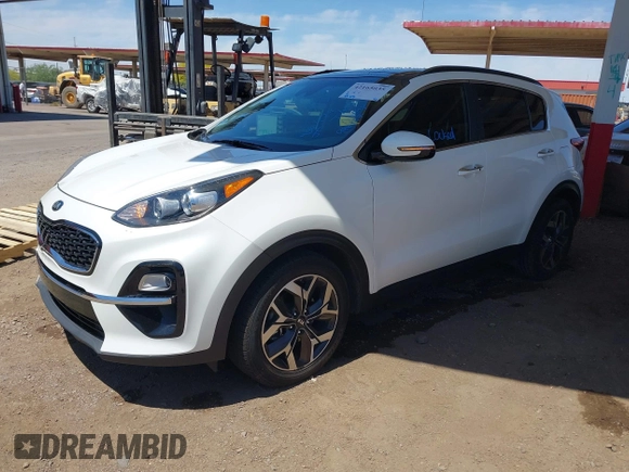 2022 Kia Sportage EX with VIN KNDPN3AC3N7996127, listed as a IAAI auction lot 42165035 with 35,370 mi miles and . Bid and sale history available at DreamBid. Image 17.