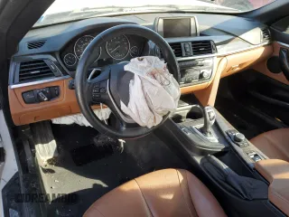 2014 BMW 4 Series 428i xDrive with VIN WBA3T1C54EPS98016, listed as a Copart auction lot 43812335 with 57,634 mi miles and Salvage Title. Bid and sale history available at carsss.com. Image 8.
