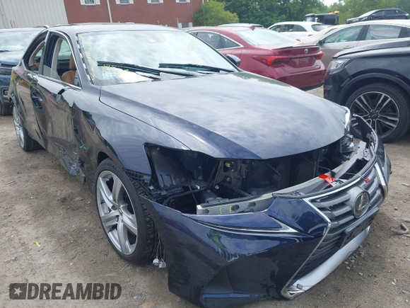 2018 Lexus IS 300 with VIN JTHC81D23J5028949, listed as a IAAI auction lot 42347874 with 60,895 mi miles and . Bid and sale history available at DreamBid. Image 1.