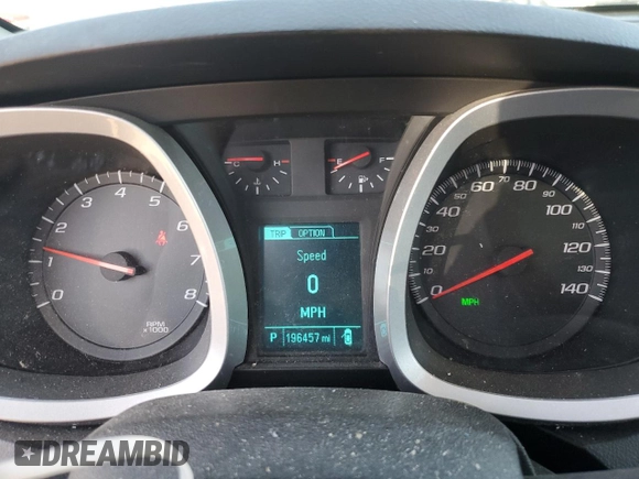 2013 Chevrolet Equinox LT with VIN 2GNALDEK8D6320281, listed as a Copart auction lot 53028725 with 196,457 mi miles and Clean Title. Bid and sale history available at carsss.com. Image 9.