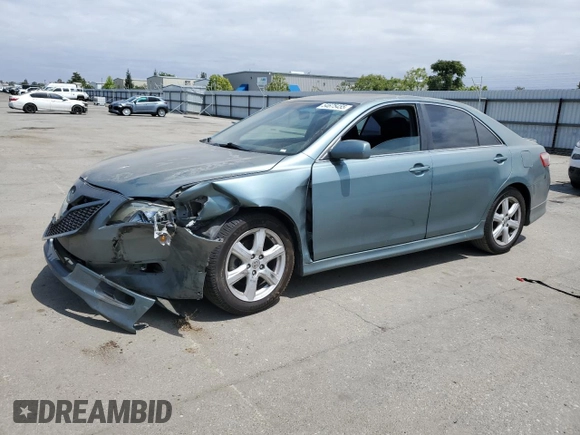 2007 Toyota Camry CE with VIN 4T1BE46K77U573857, listed as a Copart auction lot 54675455 with 213,859 mi miles and Salvage Title. Bid and sale history available at carsss.com. Image 1.