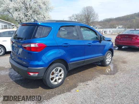 2018 Ford EcoSport SE with VIN MAJ6P1UL9JC212272, listed as a IAAI auction lot 41980901 with 108,488 mi miles. Bid and sale history available at carsss.com. Image 4.