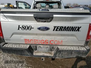 2018 Ford F-150 XL with VIN 1FTMF1CB4JKE24807, listed as a Copart auction lot 46630145 with 114,564 mi miles and Salvage Title. Bid and sale history available at carsss.com. Image 10.