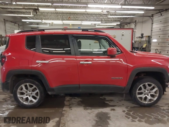 2015 Jeep Renegade Latitude with VIN ZACCJBBT0FPB56950, listed as a IAAI auction lot 41736948 with 98,793 mi miles and . Bid and sale history available at carsss.com. Image 14.