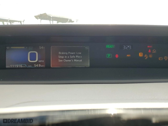 2019 Toyota Prius L Eco with VIN JTDKARFU5K3070924, listed as a Copart auction lot 48743965 with 111,916 mi miles and Salvage Title. Bid and sale history available at carsss.com. Image 9.