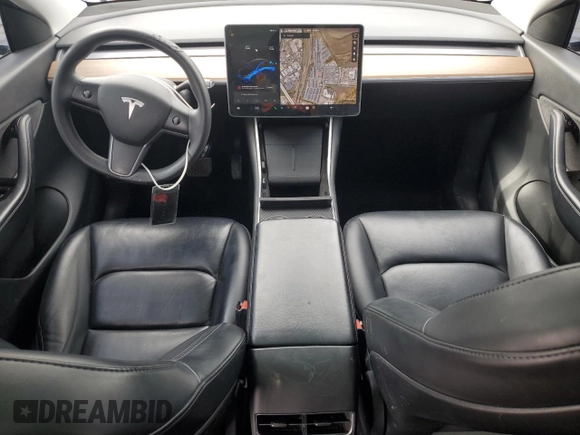2021 Tesla Model Y Long Range with VIN 5YJYGDEE4MF076774, listed as a Copart auction lot 50566175 with 93,137 mi miles and Salvage Title. Bid and sale history available at carsss.com. Image 8.