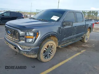 2023 Ford F-150 XL with VIN 1FTFW1E57PFA54258, listed as a IAAI auction lot 41701829 with 40,544 mi miles. Bid and sale history available at carsss.com. Image 2.