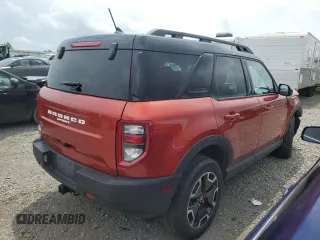 2022 Ford Bronco Sport Outer Banks with VIN 3FMCR9C6XNRD94682, listed as a Copart auction lot 59913785 with 25,201 mi miles and Salvage title. Bid and sale history available at DreamBid. Image 3.