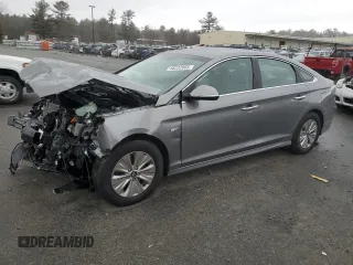 2018 Hyundai Sonata Hybrid SE with VIN KMHE24L34JA087311, listed as a Copart auction lot 48232965 with 50,442 mi miles and Salvage Title. Bid and sale history available at carsss.com. Image 1.
