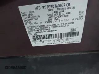 2018 Ford Explorer XLT z VIN 1FM5K8D87JGC67946, wystawiony jako IAAI lot #42615709 z przebiegiem 39 872 mil mil oraz . Historia ofert i sprzedaży dostępna na DreamBid. Obrazek 9.
