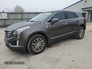 2019 Cadillac XT5 Luxury FWD with VIN 1GYKNCRSXKZ141831, listed as a Copart auction lot 43758765 with 97,402 mi miles and Salvage Title. Bid and sale history available at DreamBid. Image 1.