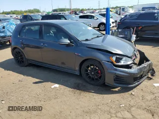 2015 Volkswagen Golf GTI SE with VIN 3VW5T7AUXFM085147, listed as a Copart auction lot 70416354 with 77,653 mi miles and Clean Title. Bid and sale history available at carsss.com. Image 4.