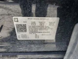 2019 Chevrolet Traverse LT Cloth with VIN 1GNERGKWXKJ234303, listed as a Copart auction lot 53026905 with 197,181 mi miles and Clean Title. Bid and sale history available at carsss.com. Image 13.