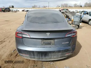 2022 Tesla Model 3 Performance with VIN 5YJ3E1EC2NF357843, listed as a Copart auction lot 47617575 with 25,189 mi miles and Salvage Title. Bid and sale history available at DreamBid. Image 6.