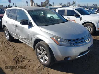 2006 Nissan Murano SL z VIN JN8AZ08W06W517392, wystawiony jako IAAI lot #41419047 z przebiegiem 131 906 mil mil oraz . Historia ofert i sprzedaży dostępna na DreamBid. Obrazek 1.