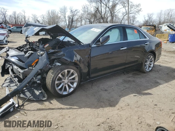 2018 Cadillac CTS Luxury AWD with VIN 1G6AX5SSXJ0156143, listed as a Copart auction lot 49527045 with 74,794 mi miles and Salvage Title. Bid and sale history available at DreamBid. Image 1.