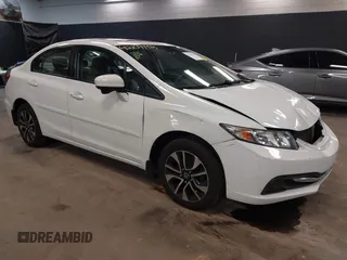 2015 Honda Civic Sedan EX with VIN 19XFB2F82FE257979, listed as a IAAI auction lot 42109458 with 120,030 mi miles. Bid and sale history available at carsss.com. Image 1.