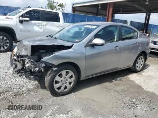 2013 Mazda 3 i SV with VIN JM1BL1TF3D1724321, listed as a Copart auction lot 57615935 with 152,170 mi miles and Salvage title. Bid and sale history available at DreamBid. Image 1.