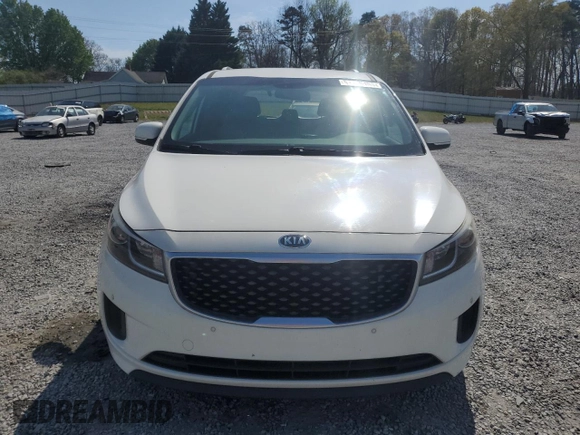 2017 Kia Sedona LX with VIN KNDMB5C14H6237144, listed as a Copart auction lot 51140465 with 128,356 mi miles and Salvage Title. Bid and sale history available at carsss.com. Image 5.
