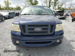 2008 Ford F-150 STX with VIN 1FTRX12W68FB55946, listed as a Copart auction lot 50405005 with 126,841 mi miles and Clean Title. Bid and sale history available at carsss.com. Image 5.