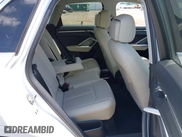 2023 Audi Q3 S line Premium with VIN WA1DECF32P1089395, listed as a IAAI auction lot 42726165 with 48,093 mi miles and . Bid and sale history available at DreamBid. Image 8.