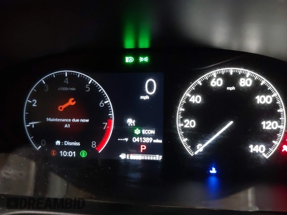 2024 Honda HR-V Sport with VIN 3CZRZ2H51RM726219, listed as a IAAI auction lot 42456632 with 41,389 mi miles and . Bid and sale history available at DreamBid. Image 7.