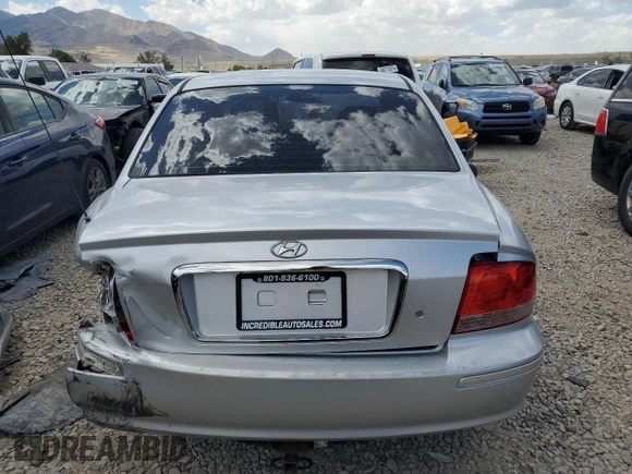 2005 Hyundai Sonata GL with VIN KMHWF25H15A192173, listed as a Copart auction lot 68635324 with 80,787 mi miles and Salvage Title. Bid and sale history available at carsss.com. Image 6.