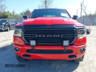 2021 Ram 1500 Big Horn with VIN 1C6SRFFT3MN677725, listed as a IAAI auction lot 41989636 with 37,784 mi miles and . Bid and sale history available at DreamBid. Image 10.