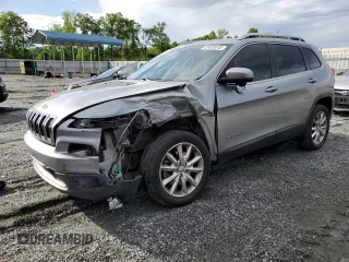 2016 Jeep Cherokee Limited with VIN 1C4PJLDB2GW164852, listed as a Copart auction lot 55639245 with 161,841 mi miles and Salvage title. Bid and sale history available at DreamBid. Image 1.