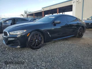 2023 BMW 8 Series M850i with VIN WBAGV8C02PCK67527, listed as a Copart auction lot 80470154 with 17,873 mi miles and Salvage Title. Bid and sale history available at carsss.com. Image 1.